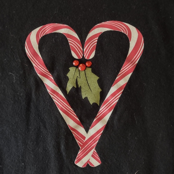 Christmas T-Shirt Candy Canes - Picture 2 of 3